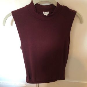 Garage High Mock Neck Tank Top